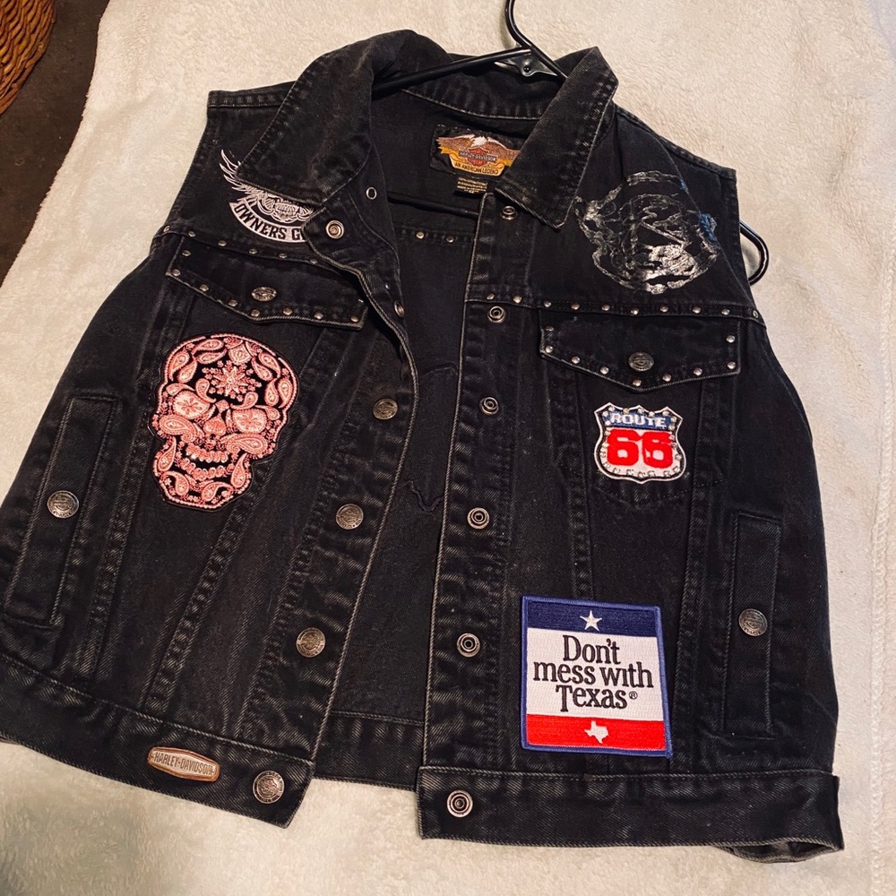 Harley Davidson biker vest